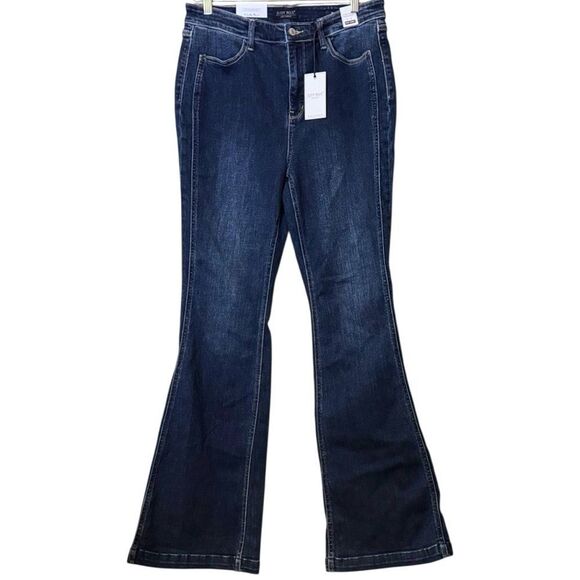Judy Blue High Rise Angled Side Seam Flare Jeans 13/31 NWT - Picture 8 of 16
